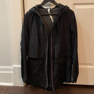 Black Lululemon Anorak Jacket